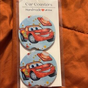 Disney Car Coasters lightening McQueen